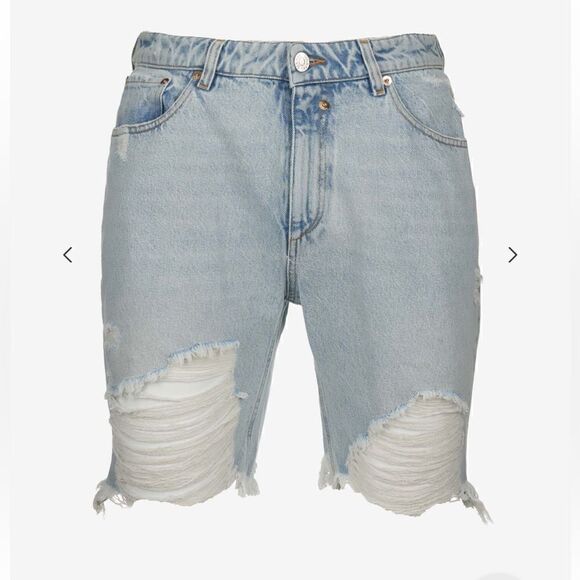 SER.O.YA JACK VINTAGE STRAIGHT  DENIM SHORTS NEW SIZE 30 - Picture 5 of 7